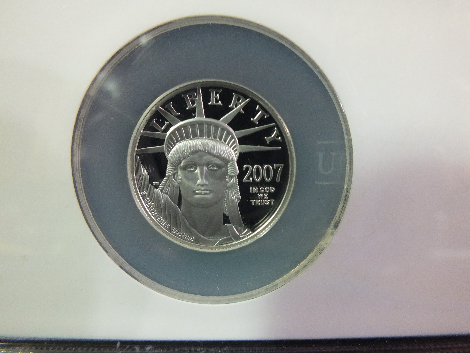 2007 W 10th Anniversary Platinum Proof Set NGC PF 70  (RARE 2 COIN NGC HOLDER)