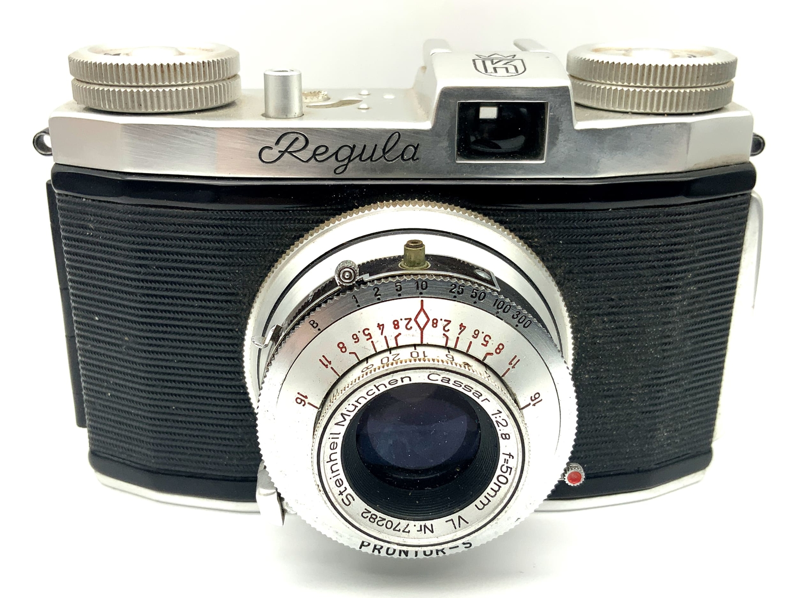 フィルムカメラ KING REGULA CITA STEINHEIL CASSAR 2.8/50 Vintage King Regula Viewfinder Camera With Steinheil Munich