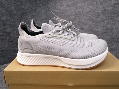 Flux Womens Adapt Run Waterproof Lunar Grey Running Athletic Knit Shoes Size 7