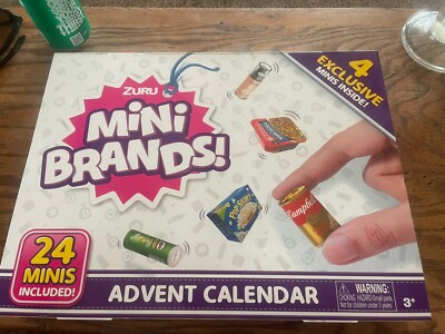 ZURU MINI BRANDS ADVENT CALENDAR .  24 MINIS In All With 4 EXCLUSIVES  Included