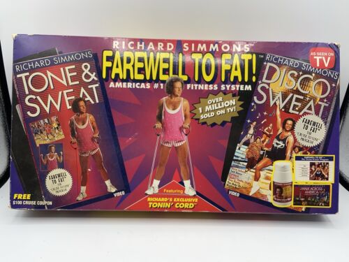 Richard Simmons Farewell To Fat New Sealed VHS Vintage 1996