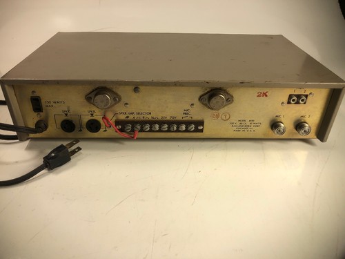 Vintage 1960s Rauland 4030 Solid State Amplifier guitar mic amp