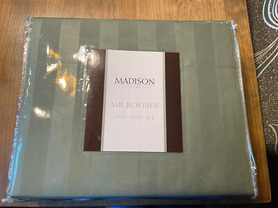 Madison Microfiber Full Sheet Set/ Green