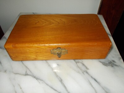 Small Handmade Ash Wood Dovetailed Chest/ 9.5''L