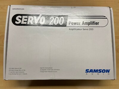 Samson Servo 200 Stereo Power Amplifier 