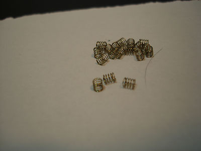 10PR REPRODUCTION H.O SCALE COPPER PICK UP SHOE SPRINGS FITS T-JET 500 & AURORA