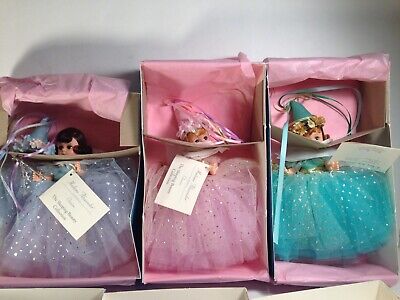 Madame Alexander 8'' Dolls SET OF 3 FAIRY OF VIRTUE, BEAUTY & SONG New in Boxes