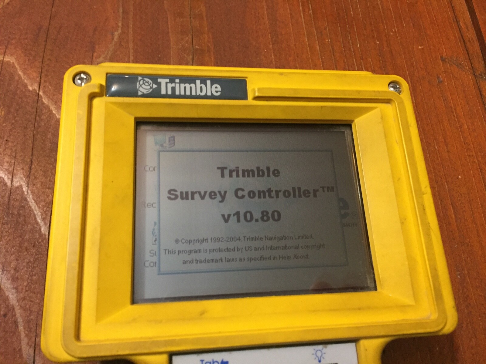 TRIMBLE TSCE DATA COLLECTOR GPS WITH SURVEY CONTROLLER 10.80 SURVEYING