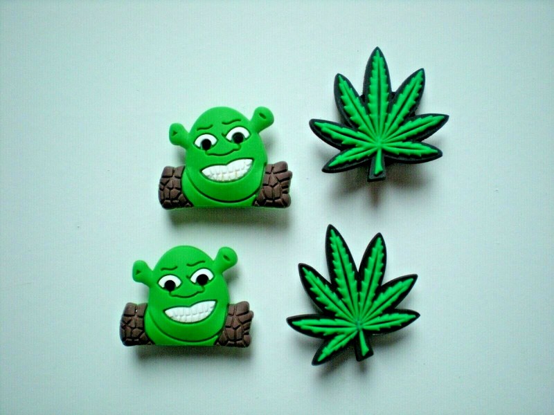 shrek croc charms