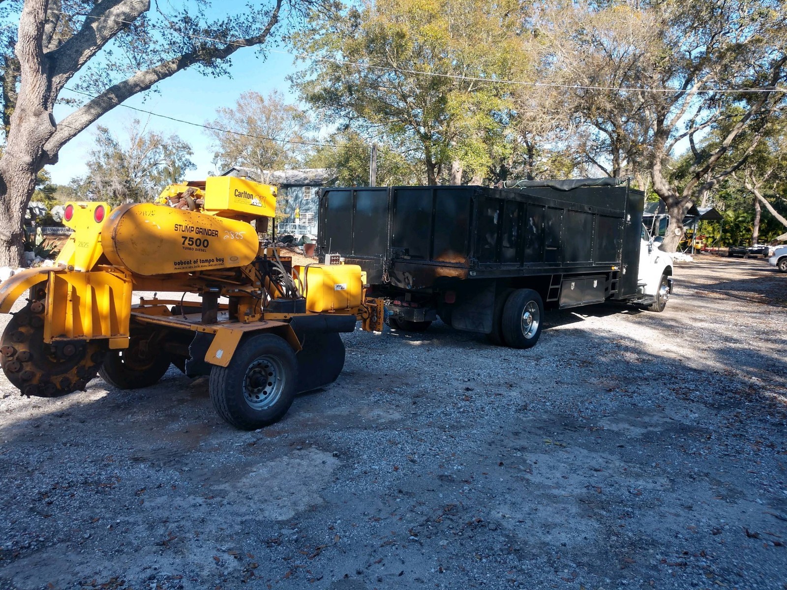 Carlton 7500 stump grinder