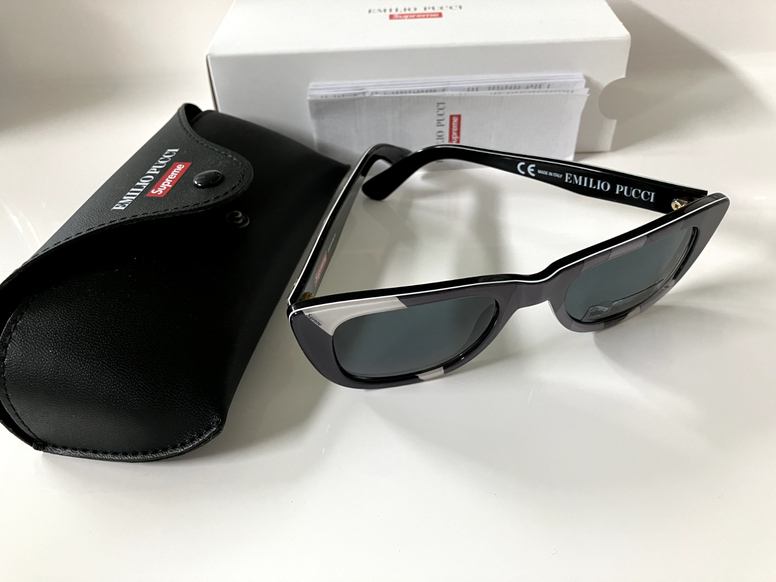 Supreme X Emilio Pucci Cat-Eye 2021 Black Sunglasses