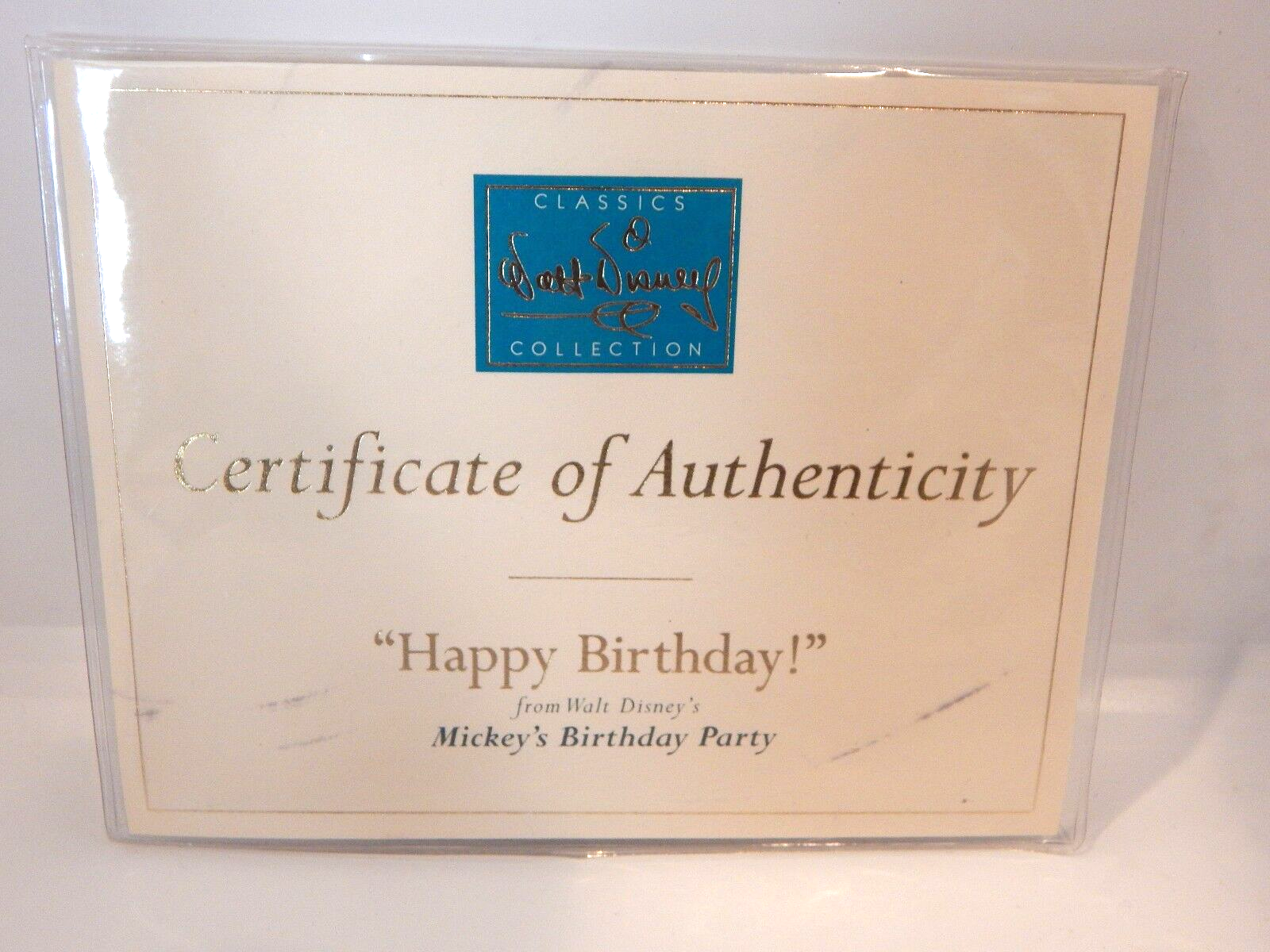 その他 Disney - WDCC &quot;Happy Birthday&quot; Amazon.com: WDCC Mickey Mouse Mickey's Birthday Party 