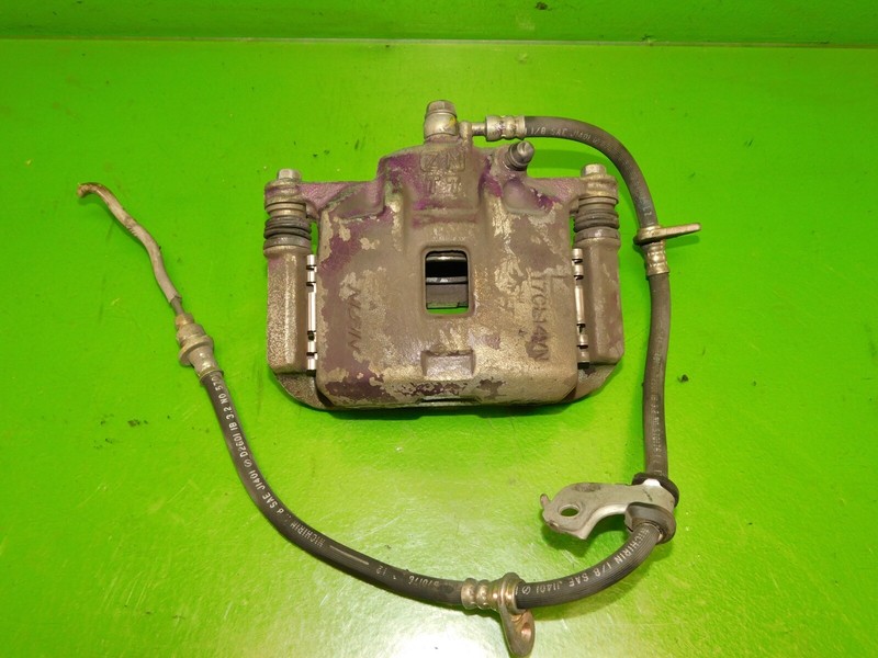 94-01 Integra GSR OEM driver left front brake caliper + hose line tube NISSIN