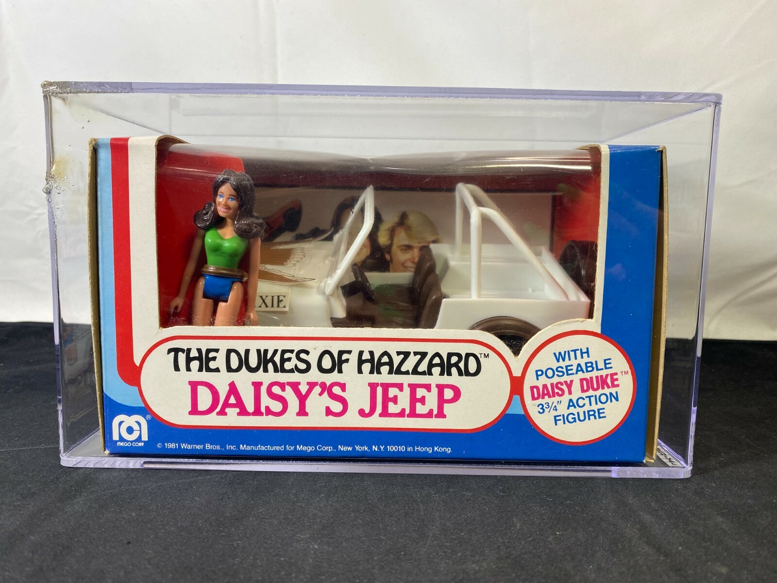 DUKE OF HAZZARD DAISY DUKE'S JEEP, MEGO,RARE HARD TO FIND IN