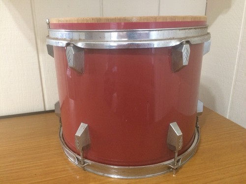 Mapex Venus 13 Round X 11 Mount Tom drum serial number 216658 red drum
