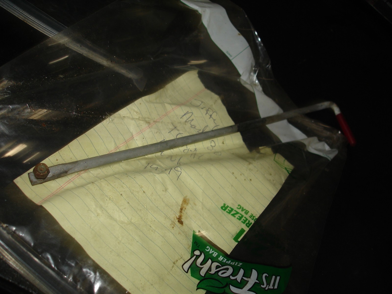 Jiffy Model 30 Throttle link  ice auger part ice fishing bin 351