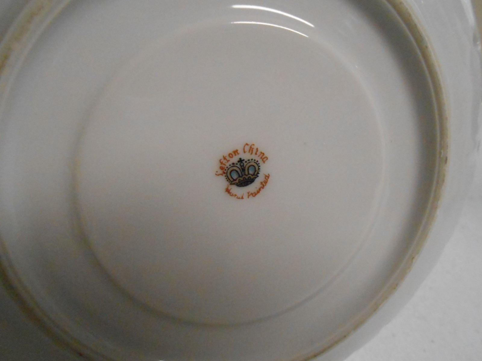 Vintage LEFTON Tea Cup & Saucer Lusterware Iridescent Flowers