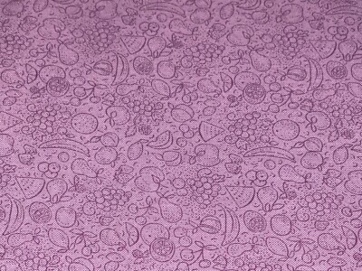 1/2 Yd ''Fruit Cobbler'' by Northcott Pink Tonal Fabric BTHY Cherry Grape Apple
