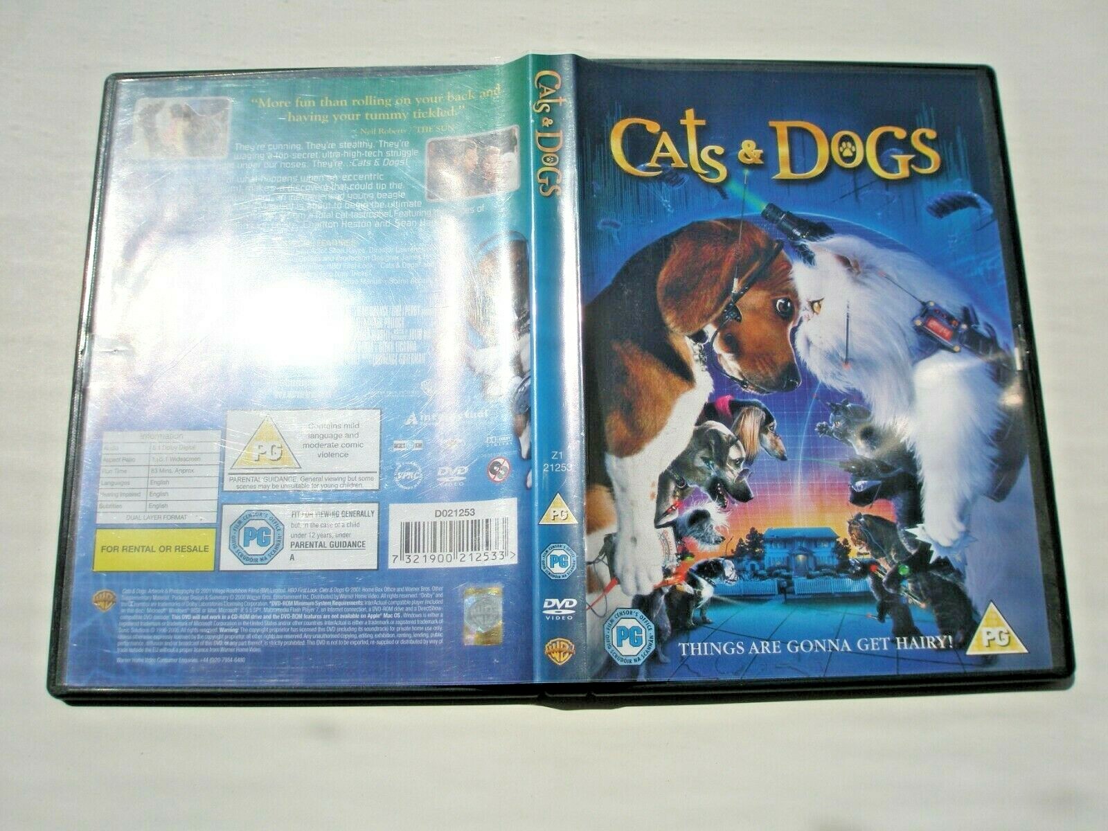 その他 National Geographic Classics: Cats &amp; Dogs [DVD] Cats And Dogs - Dvd (2001) Jeff Goldblum - Elizabeth Perkins