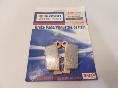 S212T2 69100-28820 Genuine OEM Suzuki RM-Z250 Rear Brake Pads