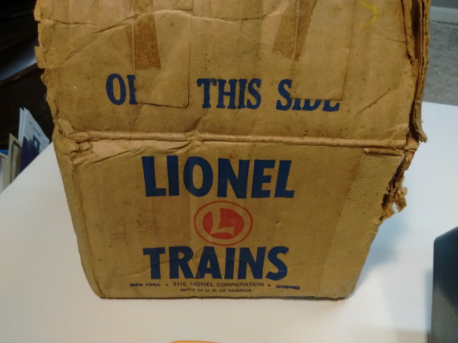 VINTAGE LIONEL TYPE LW 125 WATTS TRAIN MASTER TRANSFORMER With  BOX