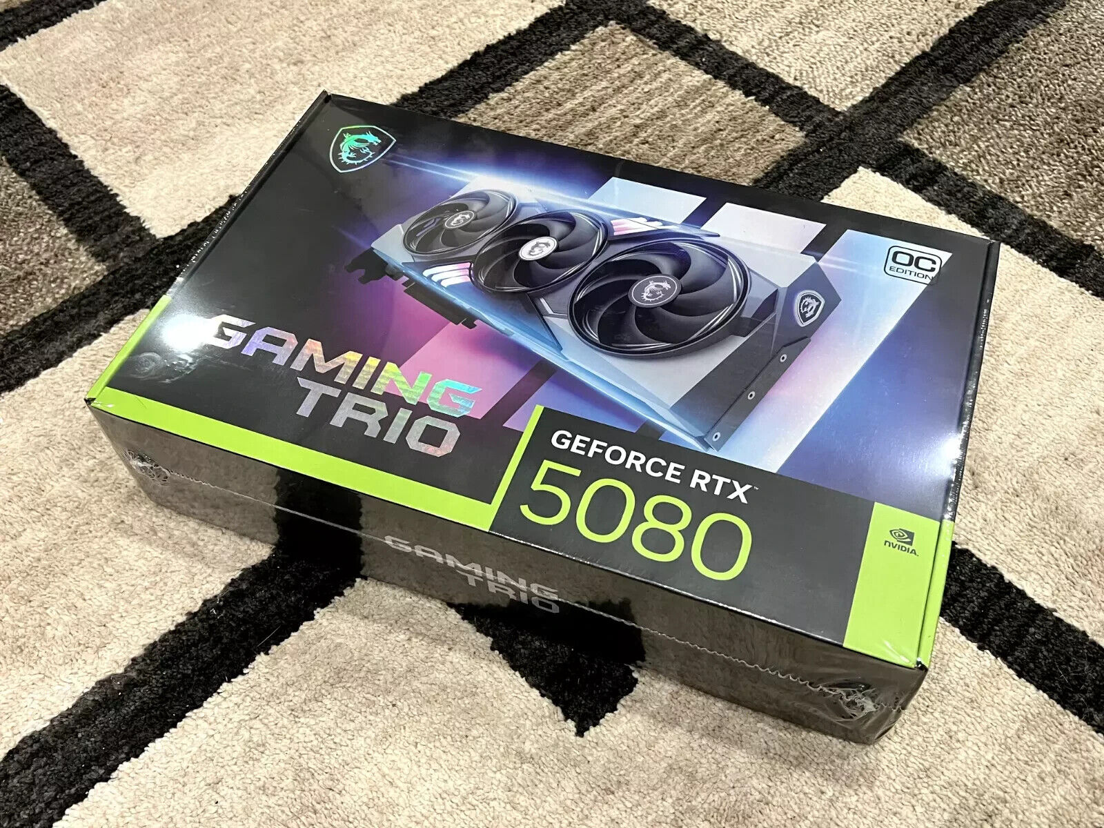 新品 MSI Geforce RTX 5080 gaming trio oc MSI GeForce RTX™ 5080 16G GAMING TRIO OC WHITE