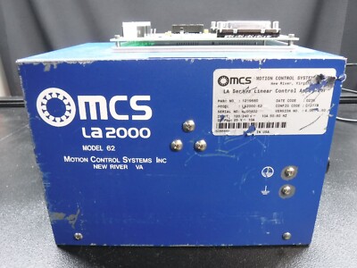 Motion Control Systems Inc. La2000 Model 62 Linear Control Amplifier