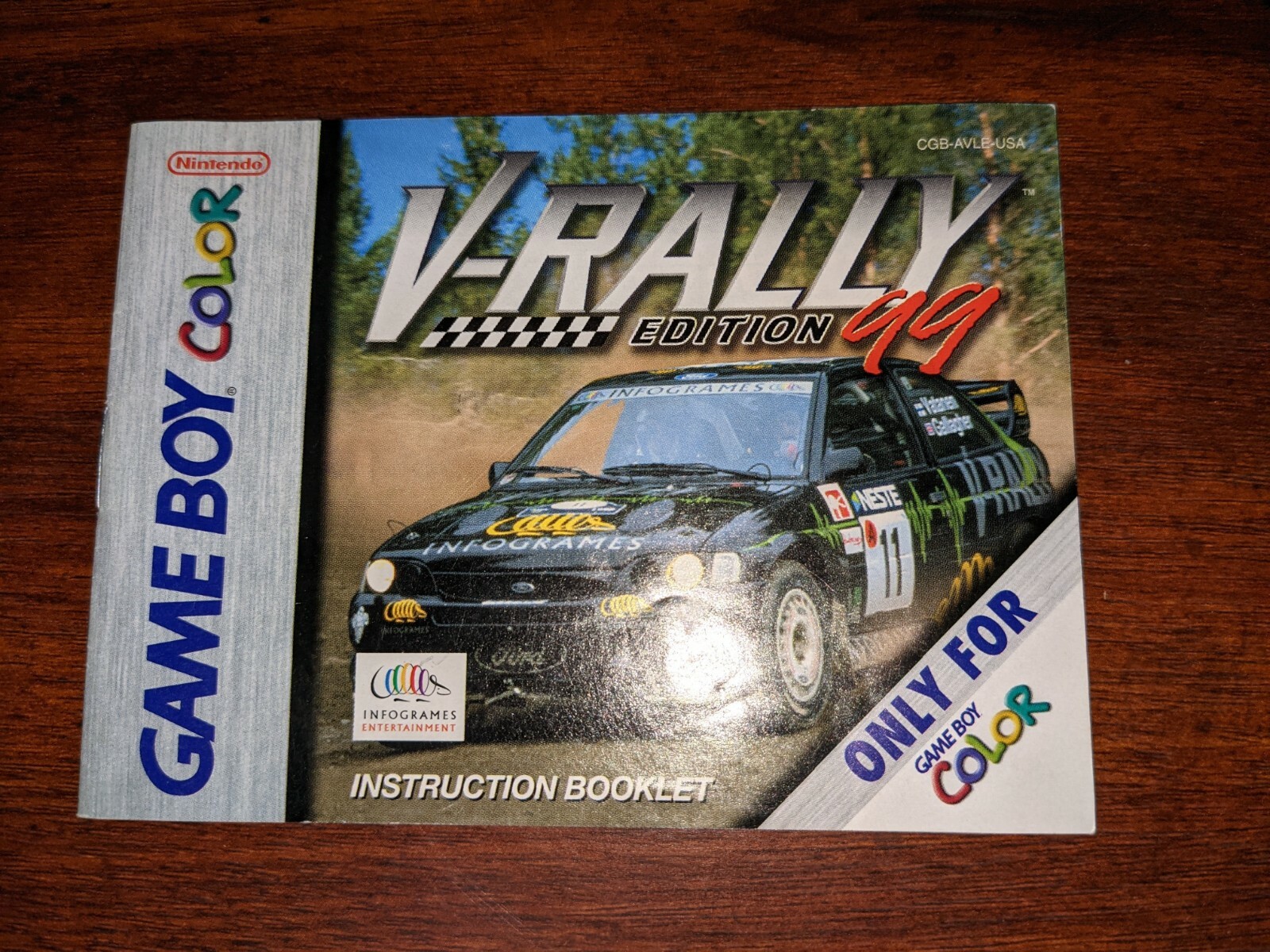 GAC V-Rally ゲームボーイカラー V-RALLY Campionship Edition GBC Nintendo Game Boy Color