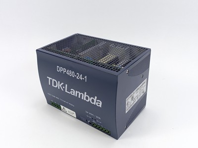 Tdk-Lambda Dpp480-24-1 Din Rail Mount Power Supply 24V 20A