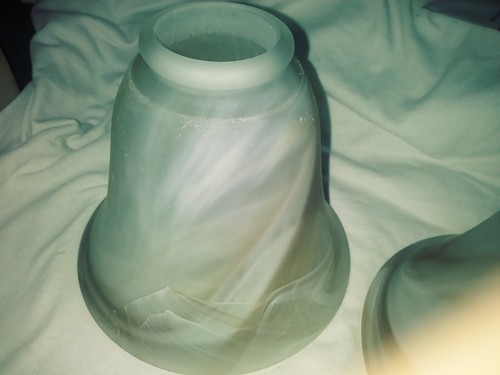 Architectural Designs.2 Marble Glass Light cover  Fixtures.