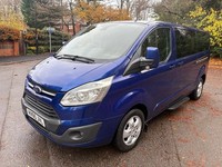 FORD CUSTOM 2.2 TDCi LIMITED 9 SEATS LOW MILES 82K NO VAT CRUISE A/C