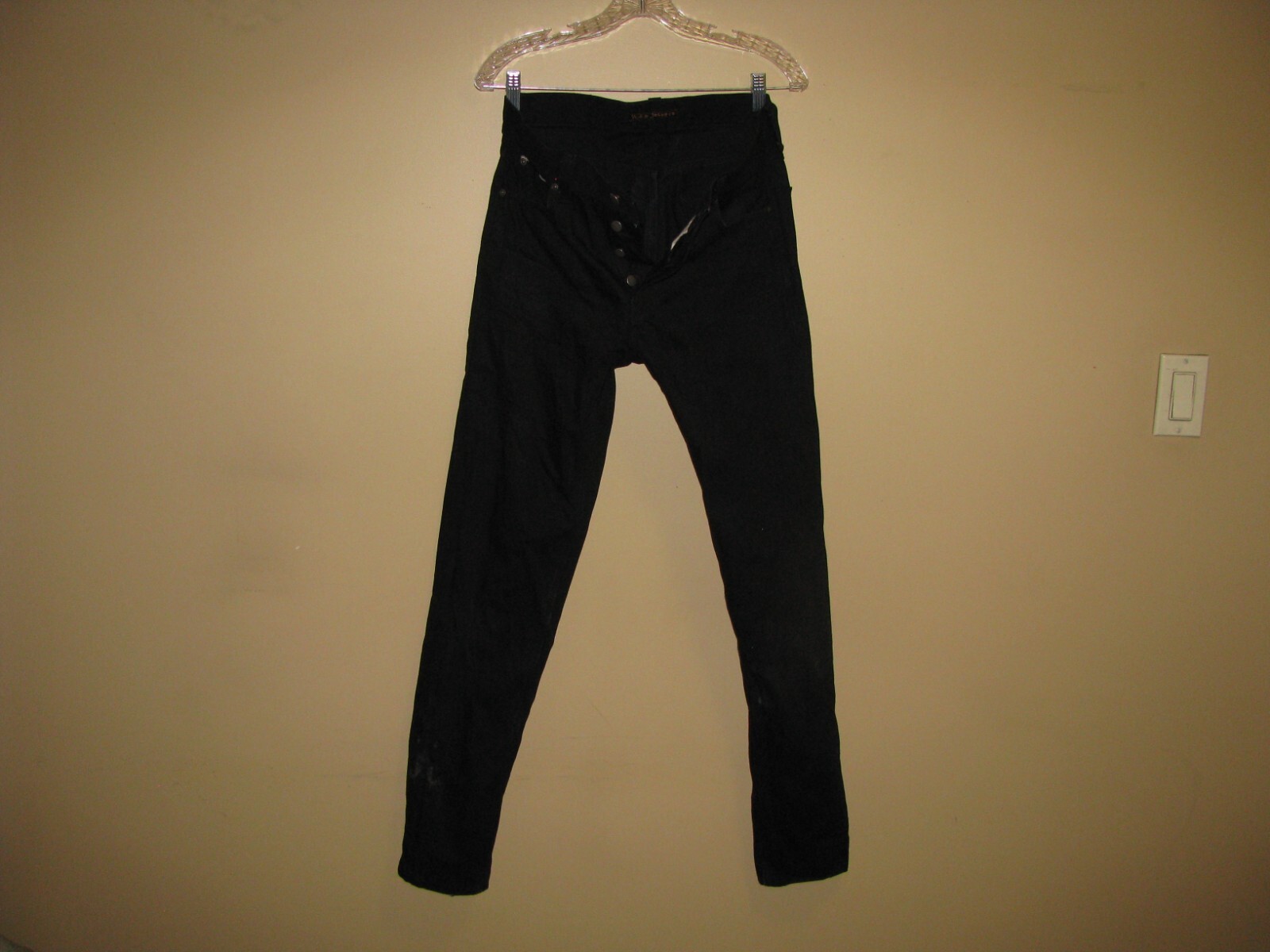Nudie Jeans Steady Eddie II Dry Black Selvage 14.5oz Raw