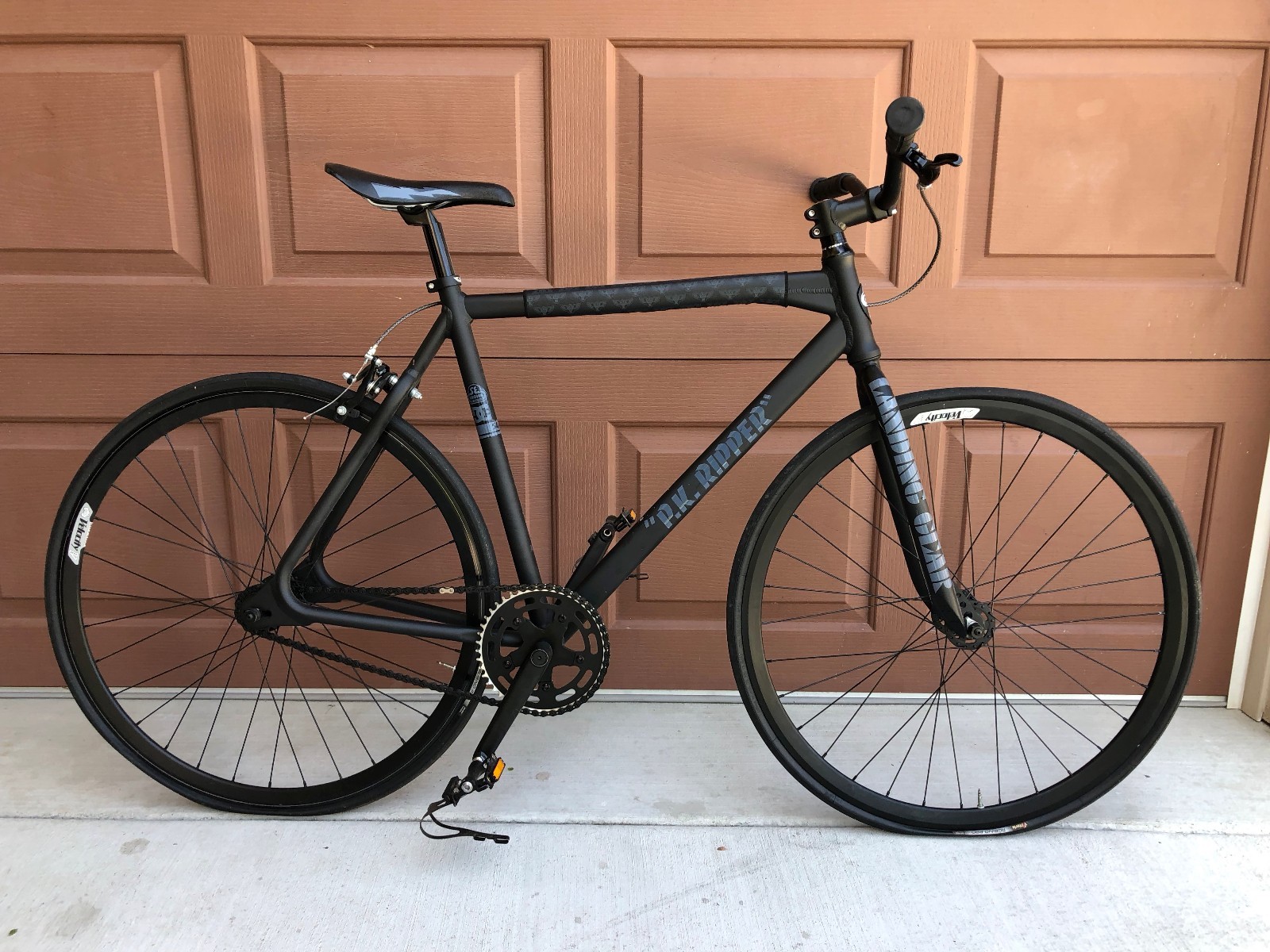 SE Racing PK Ripper x DC Shoes Fixed Gear Bike (all black) / Fixie