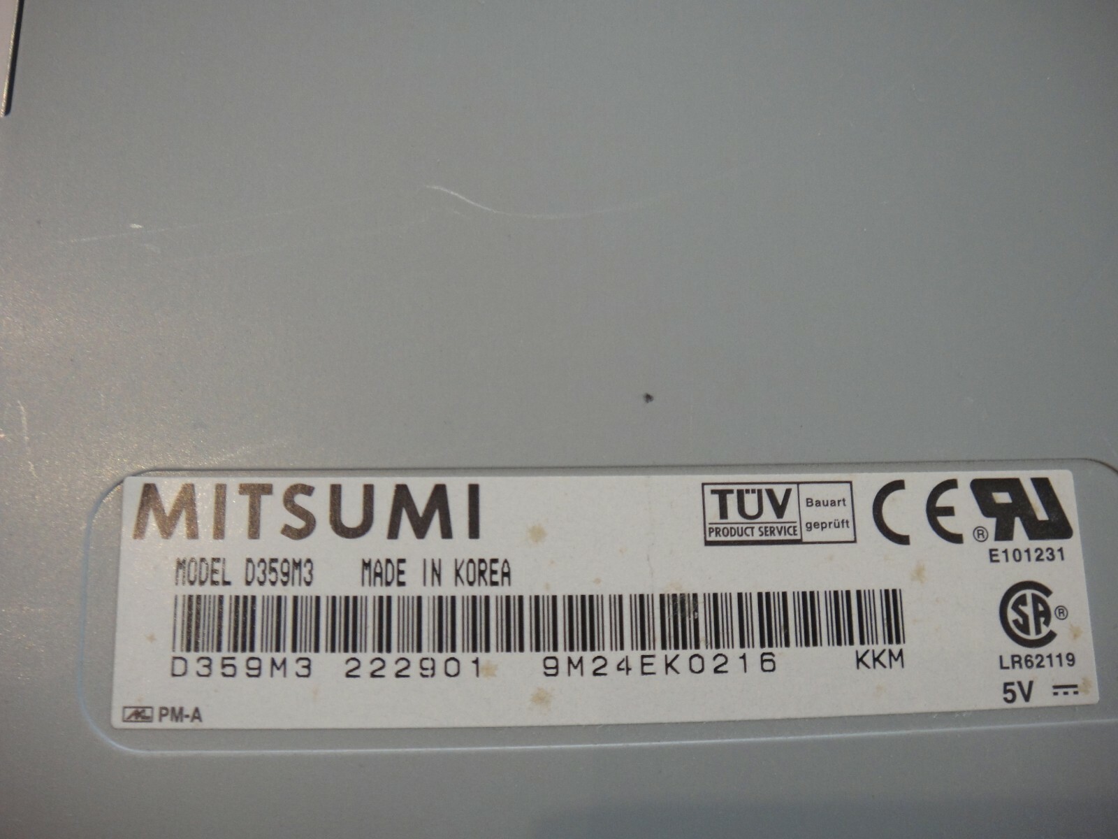 Mitsumi Internal  3.5 Floppy Disk Drive D359M3D Computer Floppy Drive PC