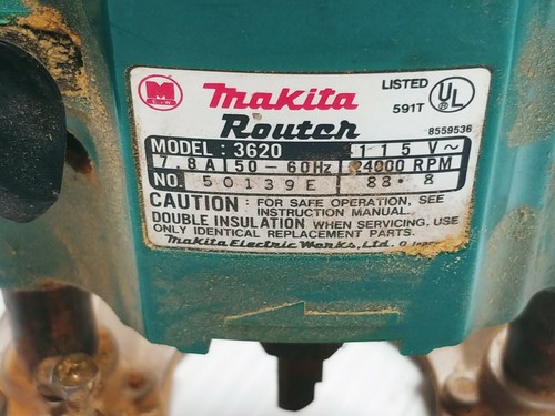 Makita Plunge Router Model 3620 Good Condition 24000 RPM