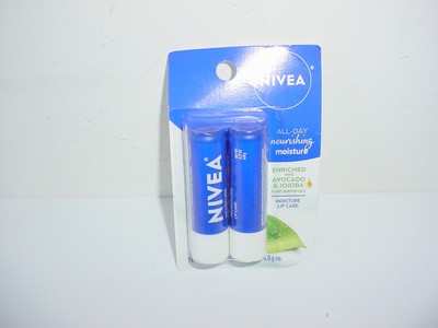 NIVEA Moisture, Lip Care Dual Pack, 2 Count