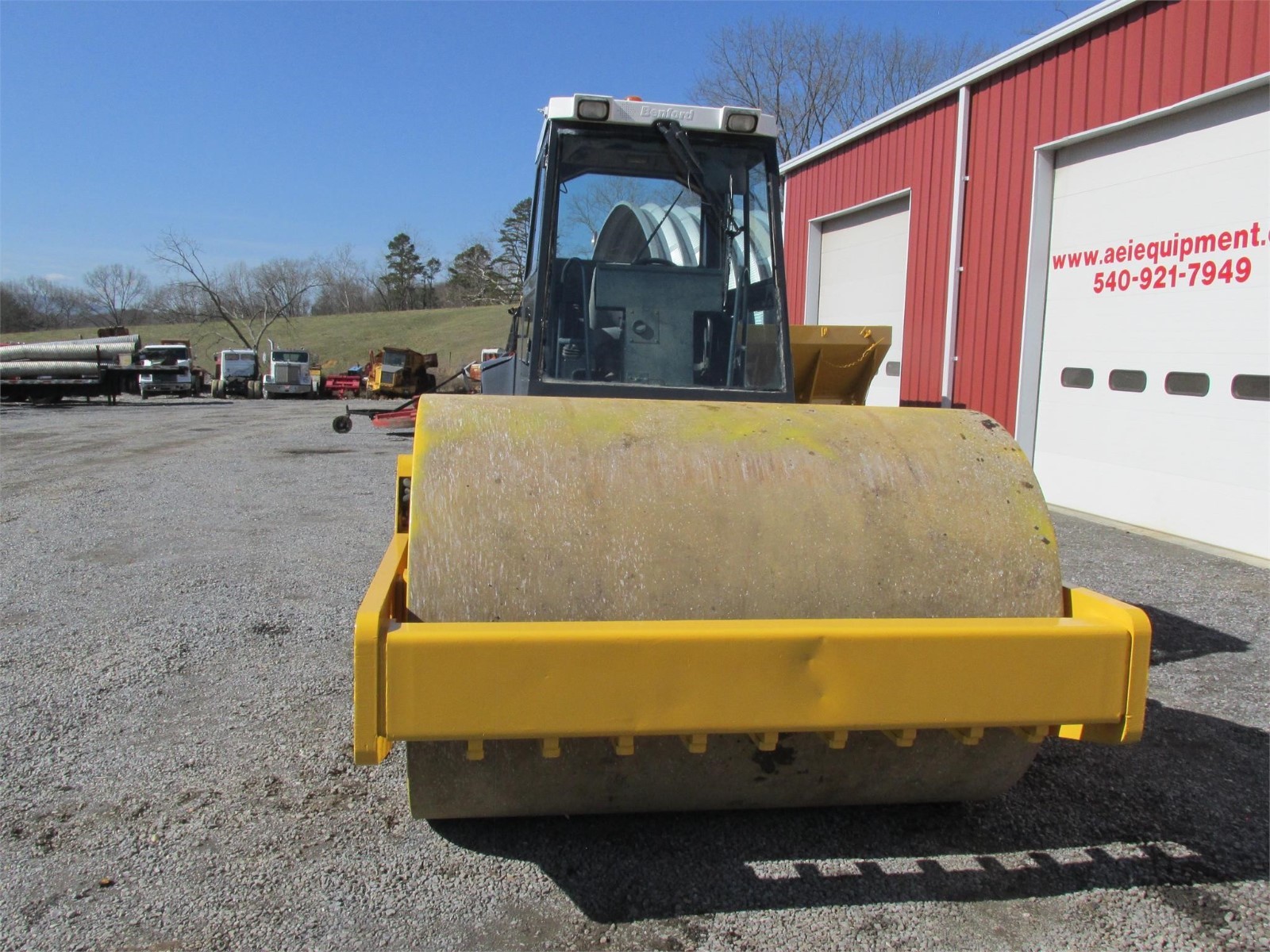 2002 BENFORD SP2010 ROLLER SMOOTH DRUM VIBRATORY COMPACTOR FULL CAB CUMMINS ENG