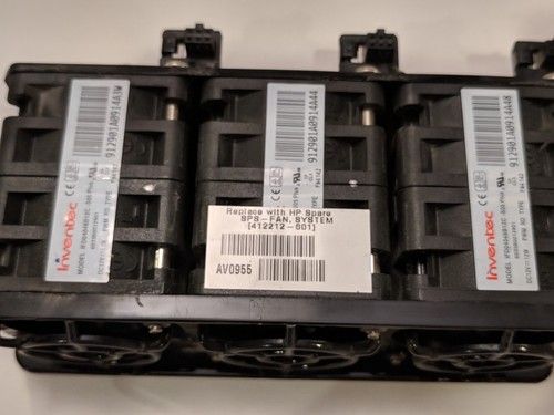 2 HP DL360 G5 SERVER FAN SETS. Inventec model IFD04048B12C