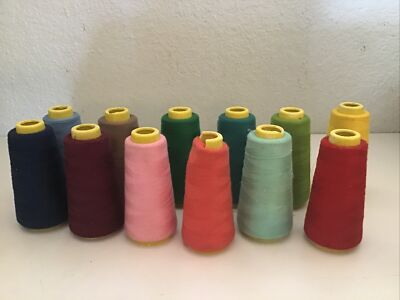 12 Overlocking  Sewing Machine Polyester Thread Cones