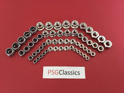 60 Pcs Royal Enfield Super Meteor 650 Meteor 350 Scram 400 Stainless Metric Nuts