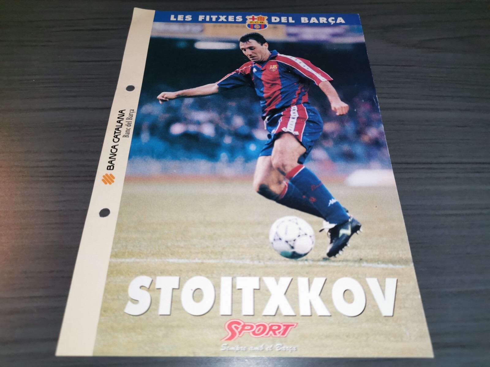 Hristo Stoichkov unsigned FC Barcelona autograph card | eBay