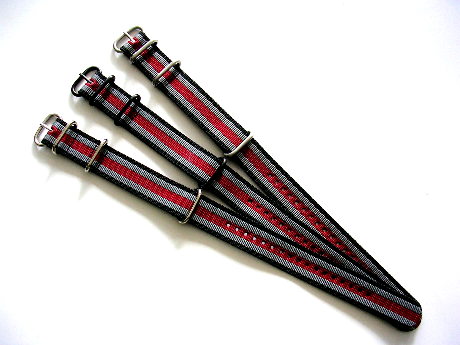 NATO G10 ® UTC HD Ballistic Nylon Military watchband strap Bond stripe IW SUISSE