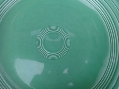 Vintage FIESTA DINNER PLATE Original Green