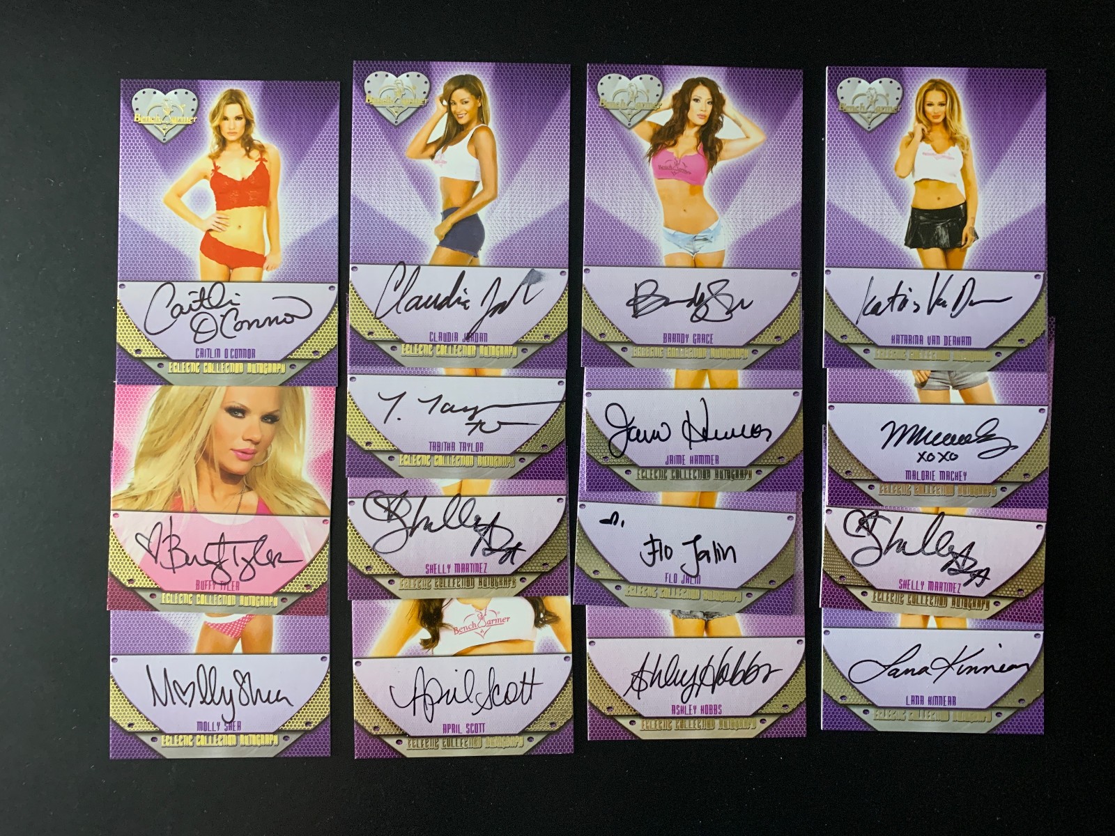 2013 2015 Bench Warmer Eclectic Autograph Collection Shea Scott 15 Card Lot