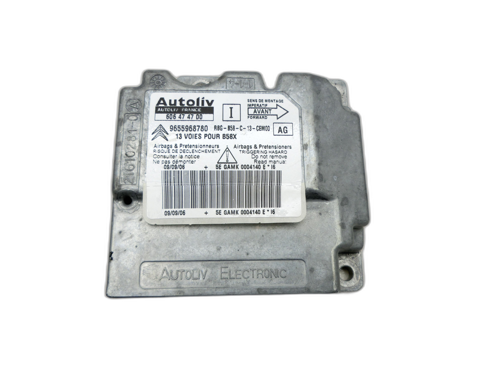 Citroen C4 Grand Picasso 06-10 Airbag Steuergerät Airbagsteuergerät  - Bild 1