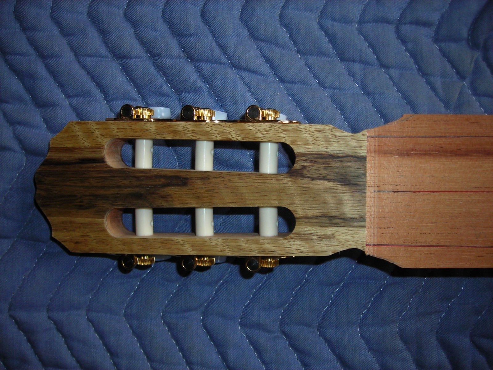 Traditional Spanish heel tonewood semi-service neck for classical guitar