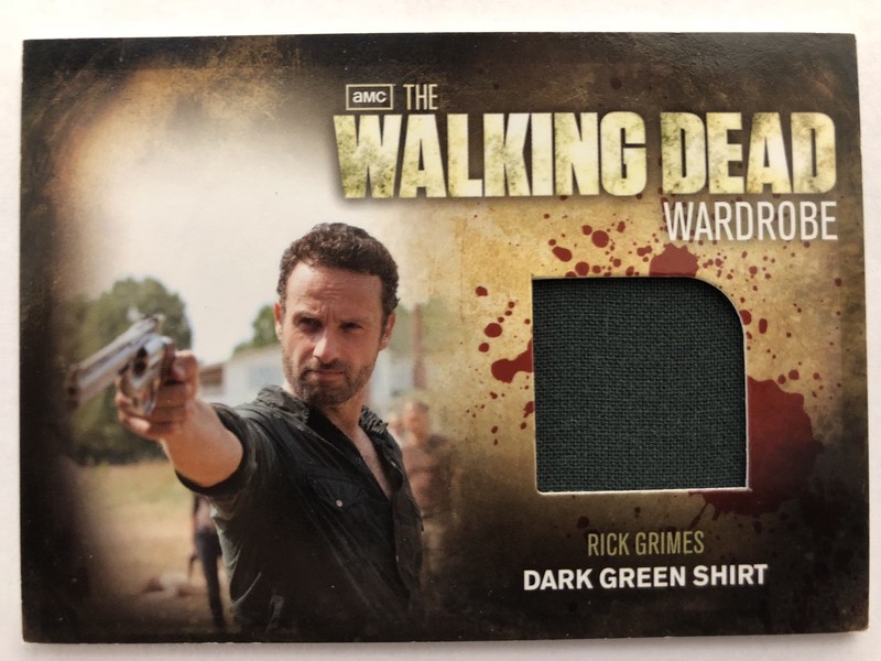 Cryptozoic Walking Dead Season 2 Costume M16 Rick Grimes Wardrobe Trading Card