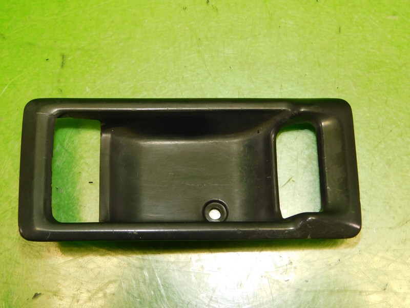 84-87 Civic CRX Si OEM passenger interior door handle cup surround trim black