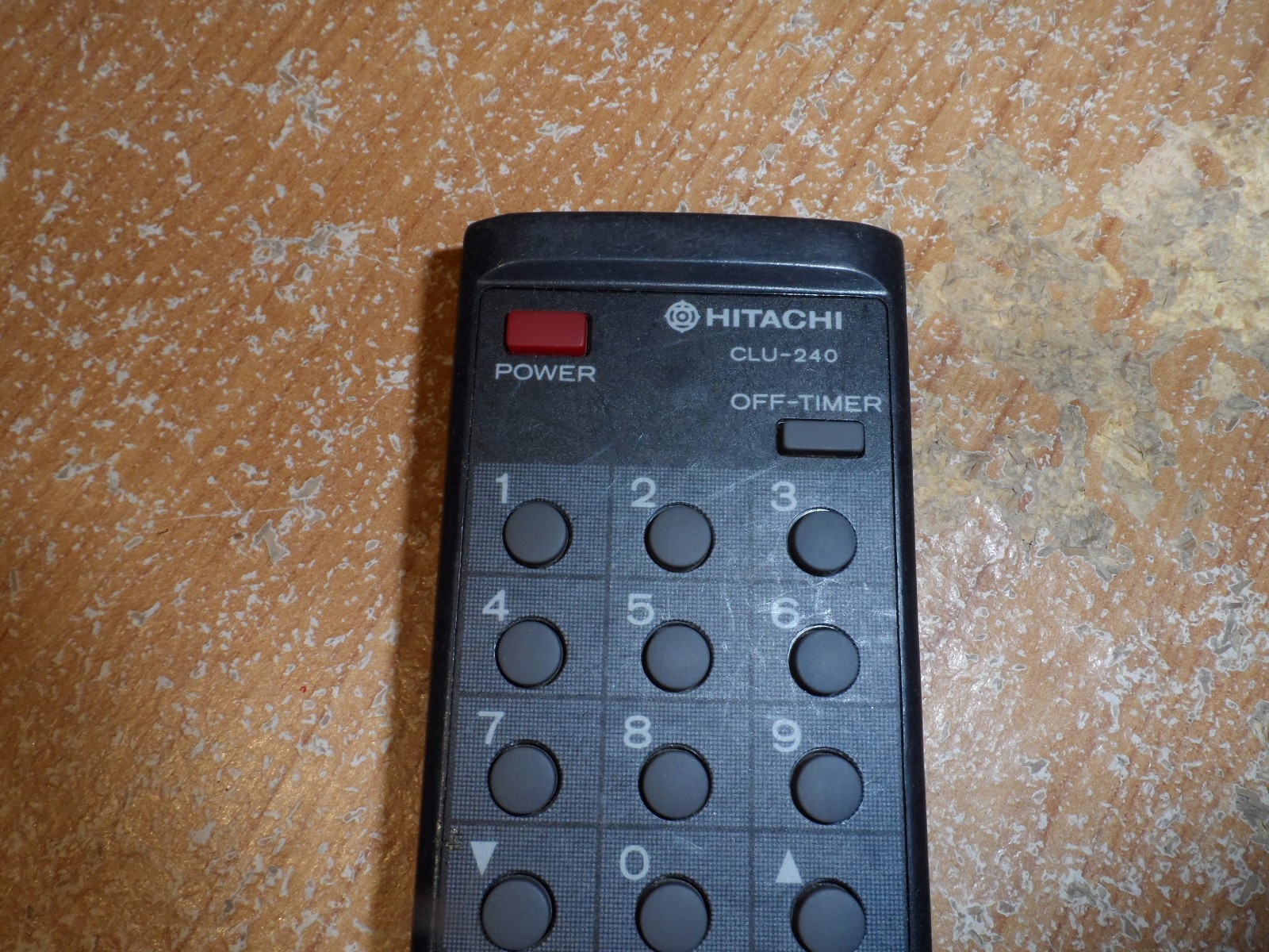 HITACHI CLU-240 TV Remote Control