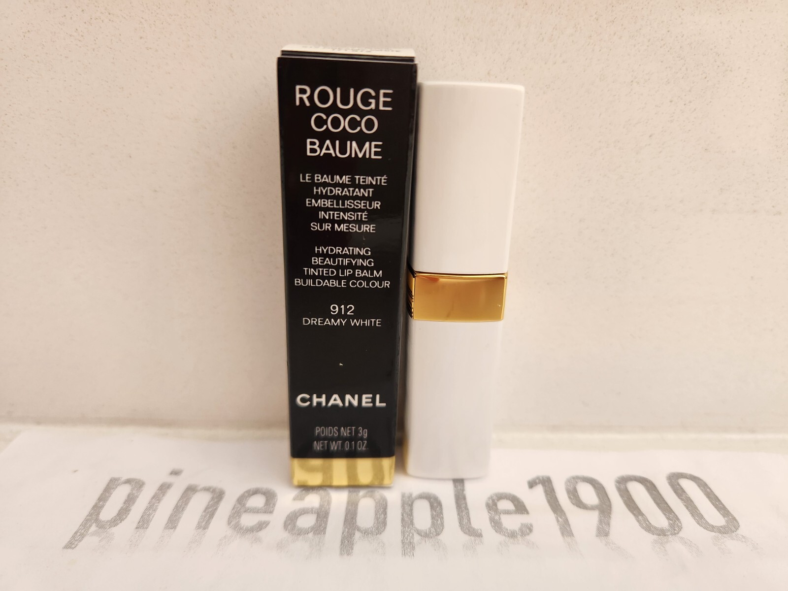 シャネルCHANEL ROUGE COCO BAUME 912 Chanel Dreamy White (912) Rouge Coco Baume Tinted Lip Balm